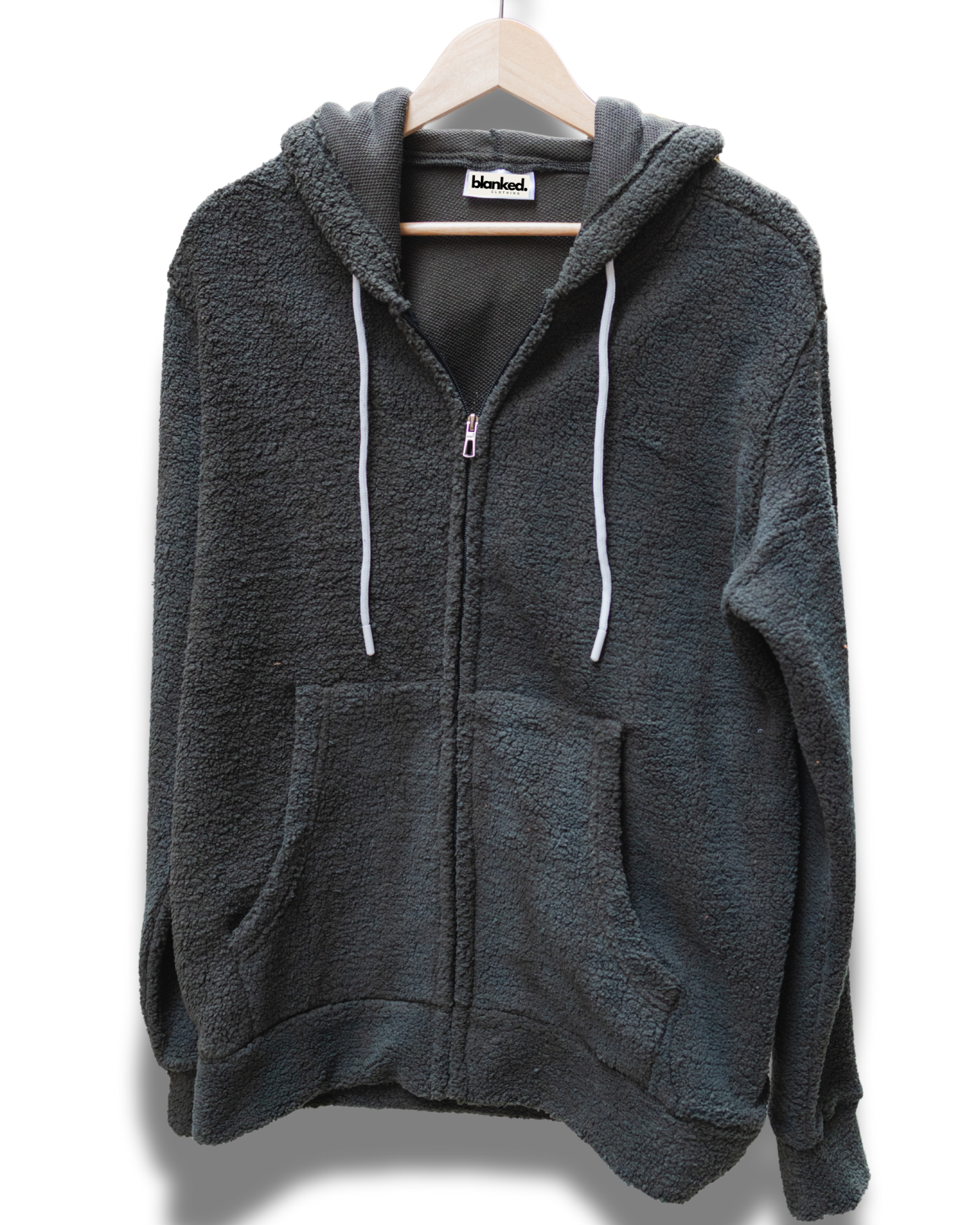 Men Sherpa Fur Hoodie #190