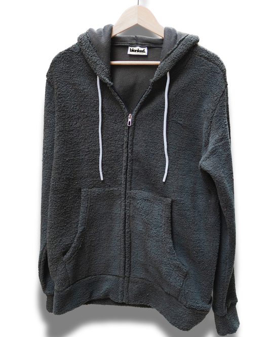 Men Sherpa Fur Hoodie #191