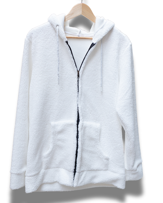 Men Sherpa Fur Hoodie #189