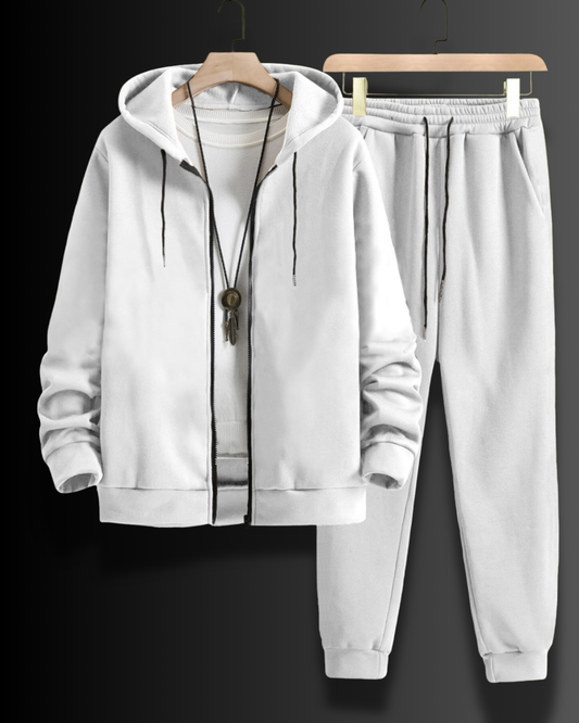 *SNOW WHITE* Zipper Hoodie & Joggers Set #178