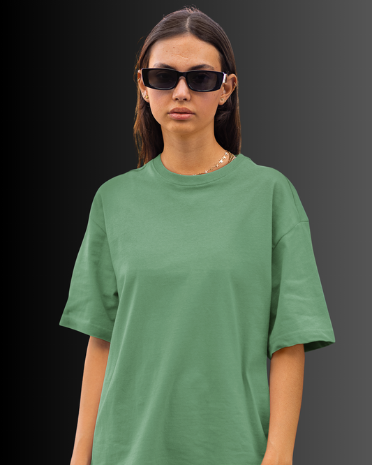 Organic Cotton Oversized T-shirt (Mint Green) #168