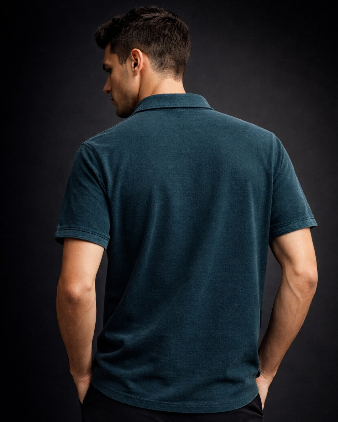 *Vintage Washed* Premium Polo Tee #206