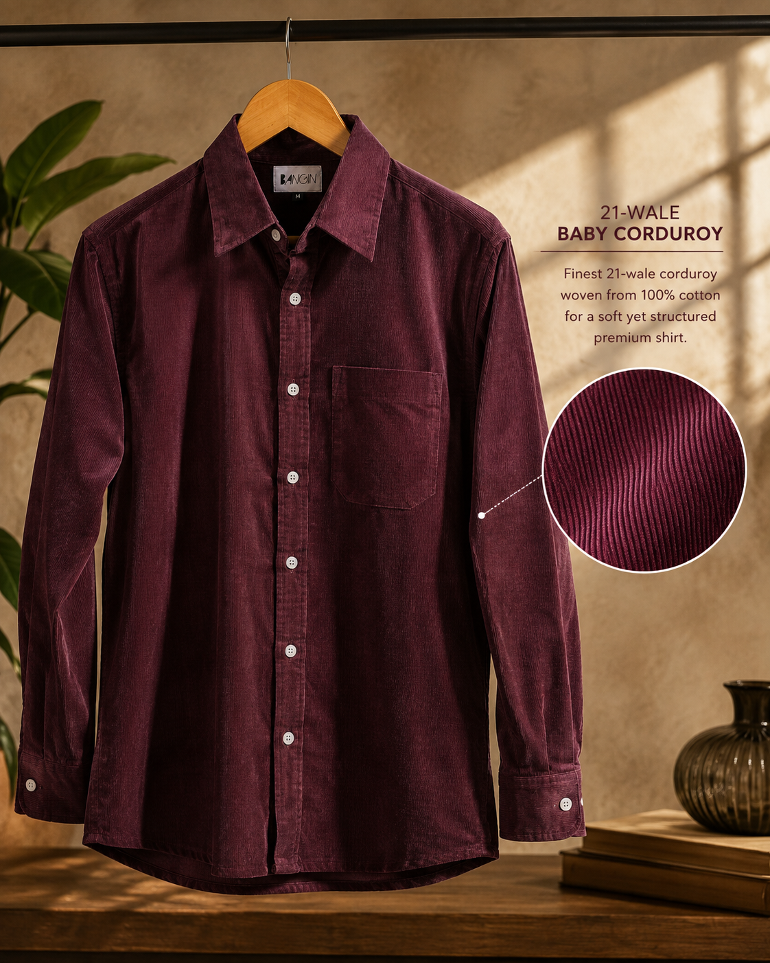 Men's Premium Corduroy Shirt #233