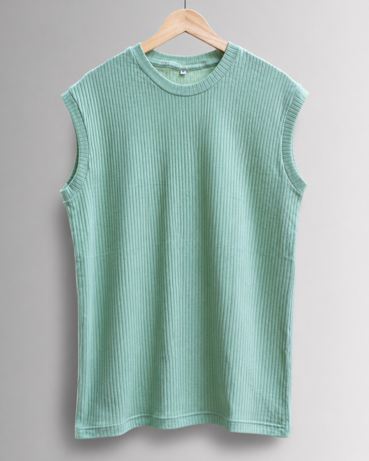 RIBBED Sleeveless Tee for Men #202