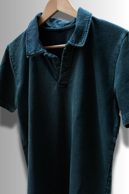 *Vintage Washed* Premium Polo Tee #206